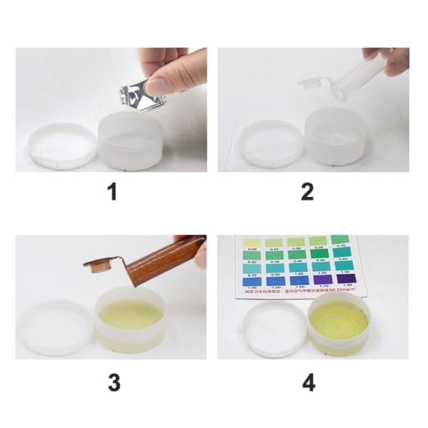 IC 2-pack Formaldehyd Luft Snabbtest Kit Inomhusluft Quali