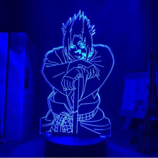 IC 3D-natlampe Naruto Team Uzumaki Naruto LED-natlampe