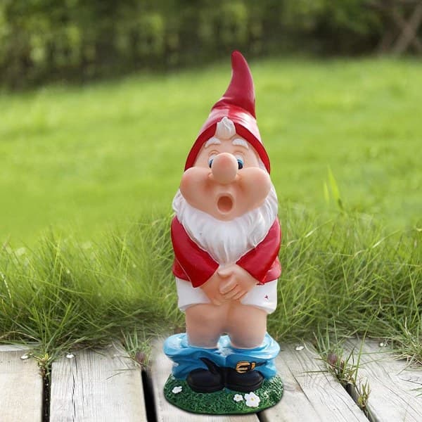 IC Havefigur - Sjove Gnome Havefigur - Harpiks Gnome Figur
