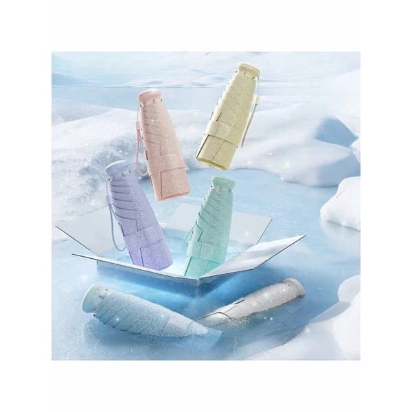 Five-fold 8-bone Macaron Color Gradient Umbrella Sun Protection