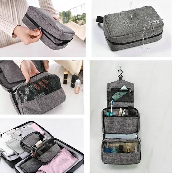 Makeup taske / Toilettaske - Makeup Bag Sort Sort Svart