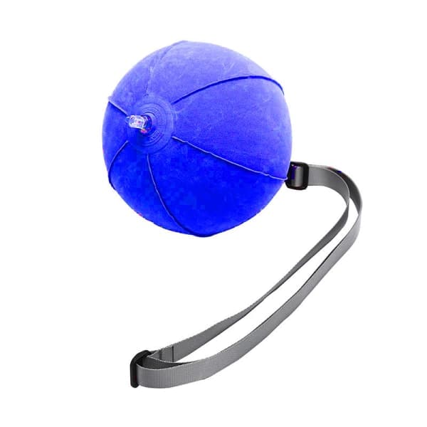 IC 1st Golf Swing Trainer Boll Smart Uppblåsbar Assist Posture Blå