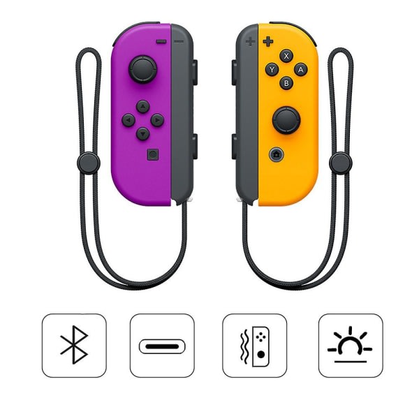 Joy-con til PC N-switch Trådløs Gamepad Ns Vibration Gaming Controller Bærbar bevægelseavkänning Stöder Bluetooth