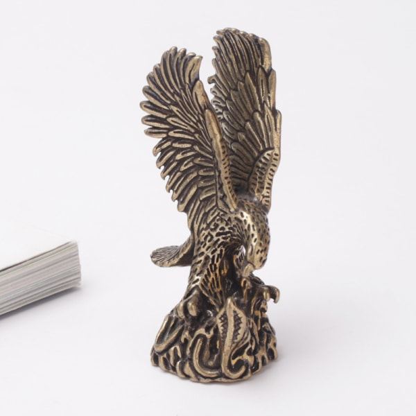 IC Lento kotkan pronssipatsas Miniatyyri messinkihahmo Home Deco