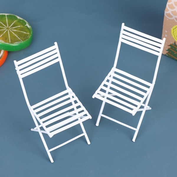 IC 1:12 Dockhus Miniatyr Järnbordsstolsset Set Balcon
