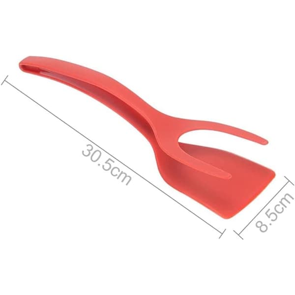Nonstick madklemme 2 i 1 silikone brødklemme (sort)