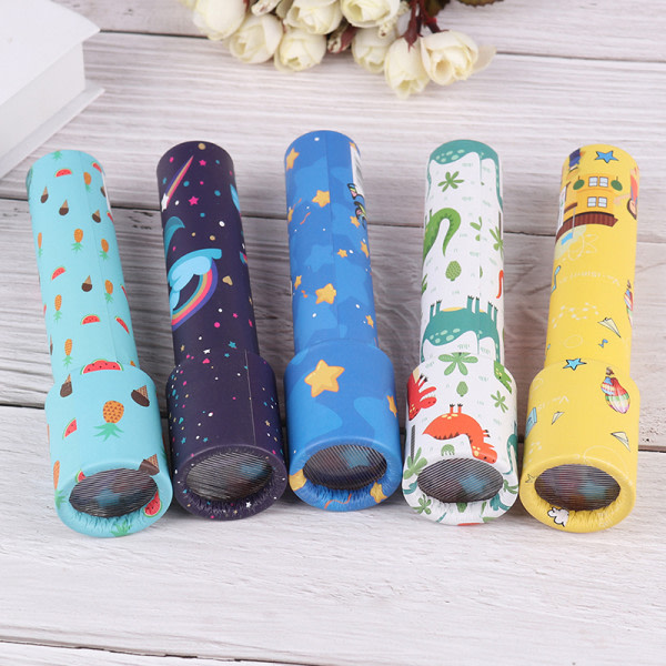 IC 3 stk roterende kalejdoskop Magic Classic pedagogiske leker for K Multicolor 3pcs