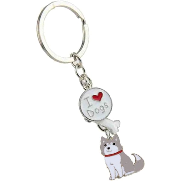 Bilnyckelring Personlig hundnyckelring Cartoon Nyckelringar Mobiltelefonväska Dekorasjon (stil 2) farge 2 IC