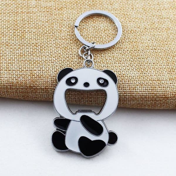 4 kpl Kannettava Panda Olut Limsa Pullonavaaja Avaimenperä Ripustus Söpö Panda Pullonavaaja Avaimenperä IC