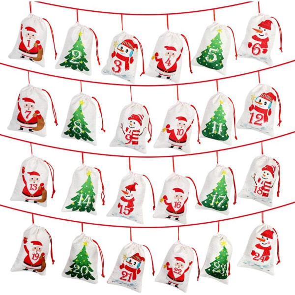 Julkalender för nedräkning - Digital kalender med genombruten design