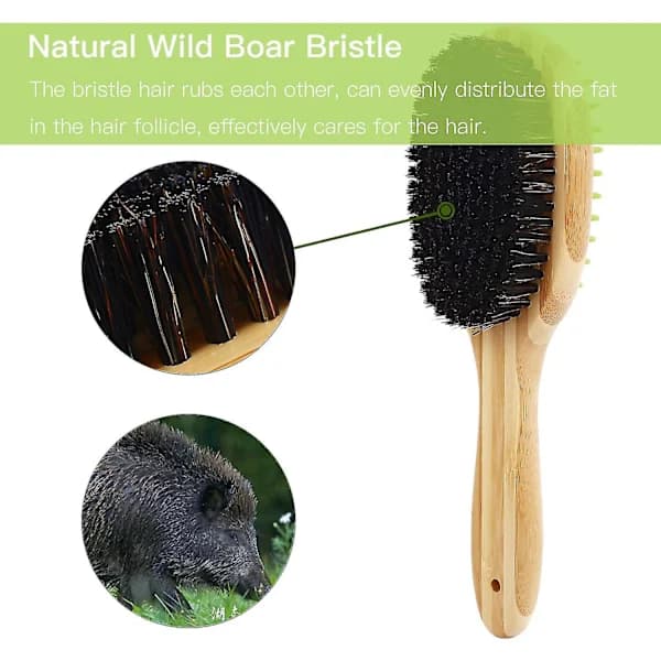 Double-Sided Rubber Massage Brush for Dog and Cat Grooming