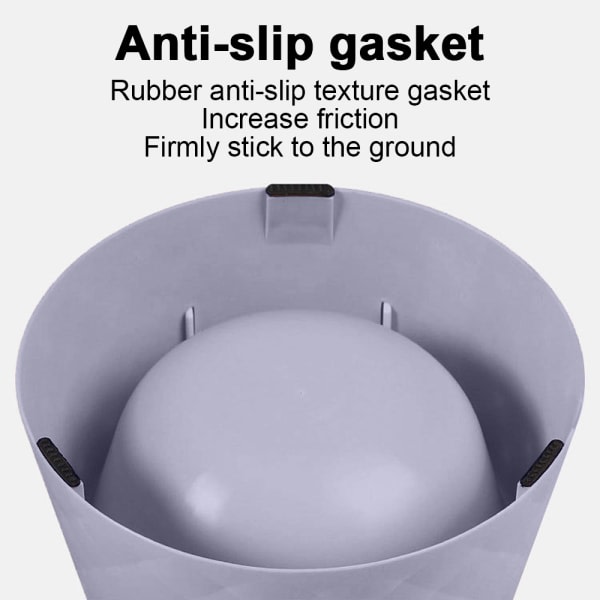IG Pet Bowl Fluga Dekorativ bedårande skål för hundar och katter grå