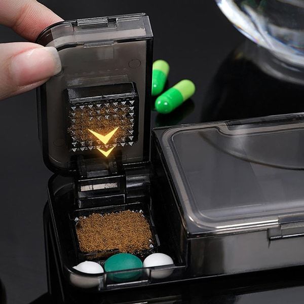 IC Pill ter Dispenser Medicin Organizer tabletter case Blå
