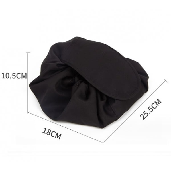 Bärbar reskosmetisk väska Stor kapacitet Lazy Makeup Dragsko Design Toalettväska Perfekt