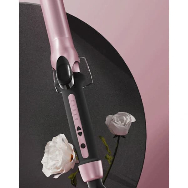 INF Curling Iron with 5 Temperature Settings and Fast Heating Black 28mm