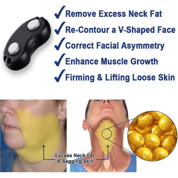 Sovende V-face Beauty Device, V Line Lifting Device, Double Chin Reducer, V Face Shaping Massager for kvinder og mænd