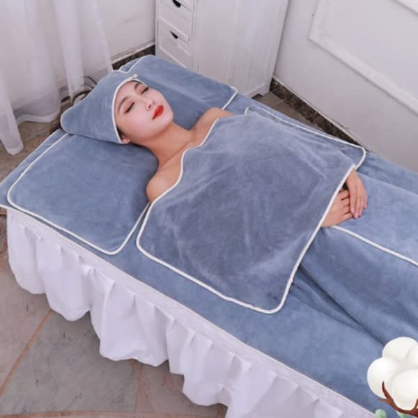IC 1 stk Gjenbrukbar Vippestangs Pute Håndkle Salon Spa Makeup Ac Mørk grå One Size