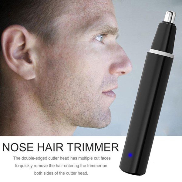 IC Elektrisk Nesetrimmer Implement Barbermaskin Klipp Öre-Hals Hvit