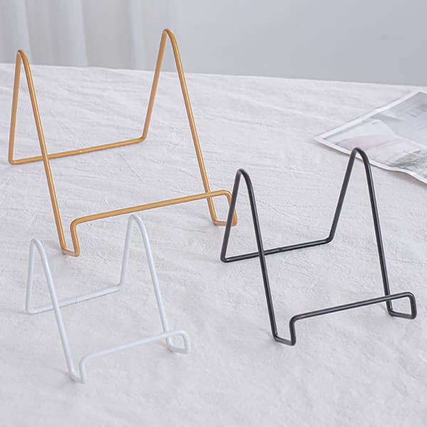 5-pak tallerkenholder billedrammeholder SORT MEDIUM SORT BLACK MEDIUM