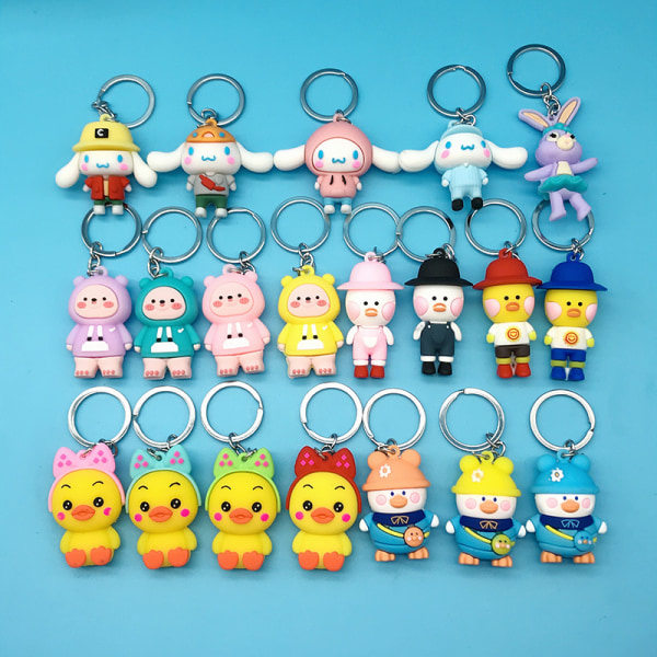 Nøglering Søde Kawaii-Nøgler Dukke Legetøj Anime Figurer Hængende Gaver IC