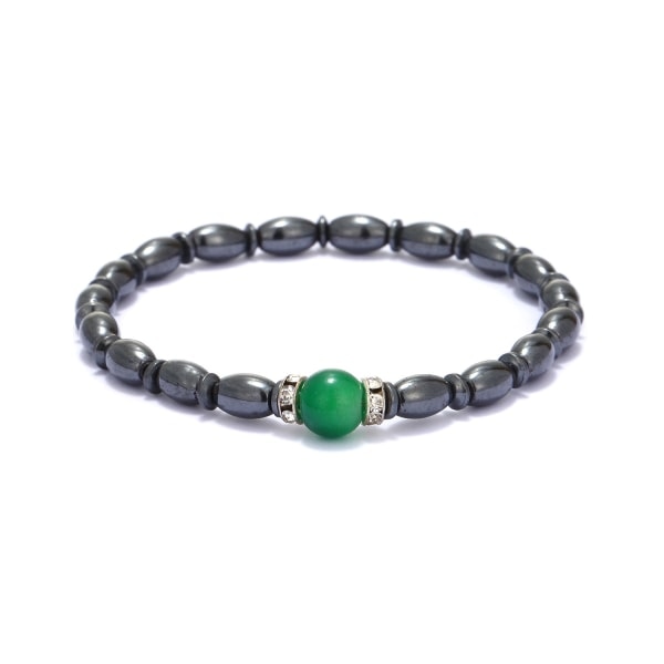 IC 2-pak Anti-Angst Magnetisk Anklet Obsidian Chakra Anklet