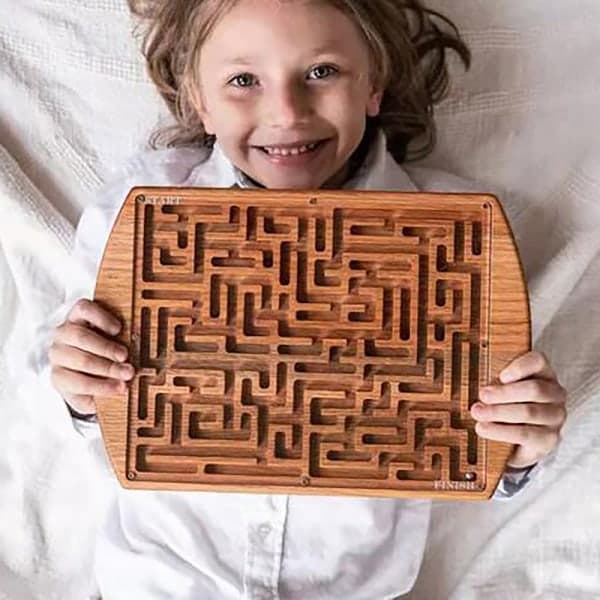 IC Labyrinth Pussel Pärlor Balanserar Labyrinth Spel Tidig Pedagogisk Labyrinth Bala