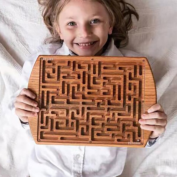 IC Maze Puzzle Bead Balances Maze Game Tidig pedagogisk Maze Bala