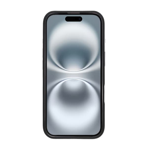 Rvelon 360 rotating bracket Mobile Phone Case For iPhone 16 Black Svart
