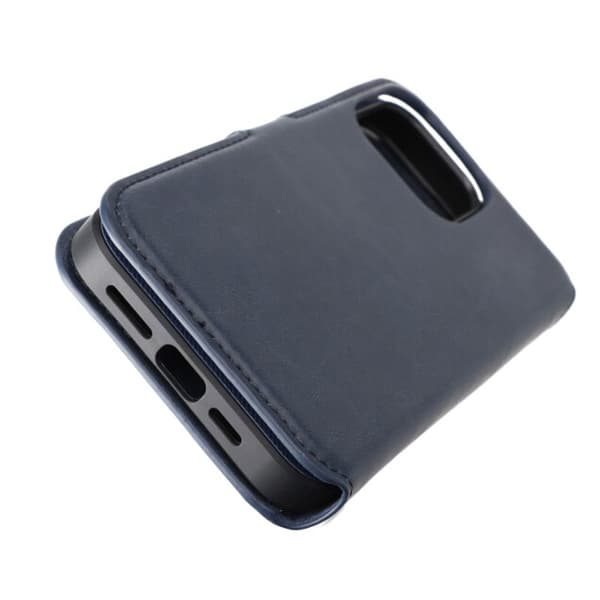 iPhone 15 Pro Max Wallet Case Magnet Rvelon - Blue Blå