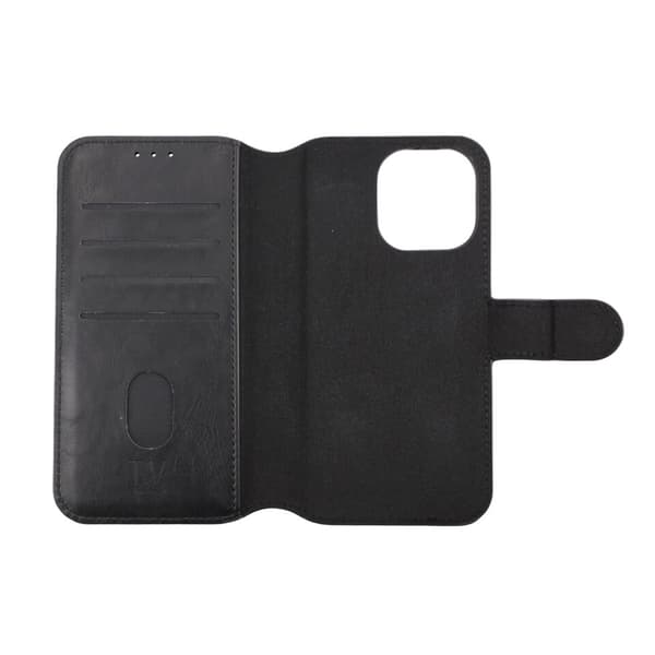 RV Magnetic Wallet Case-iPhone13Pro-Black Svart
