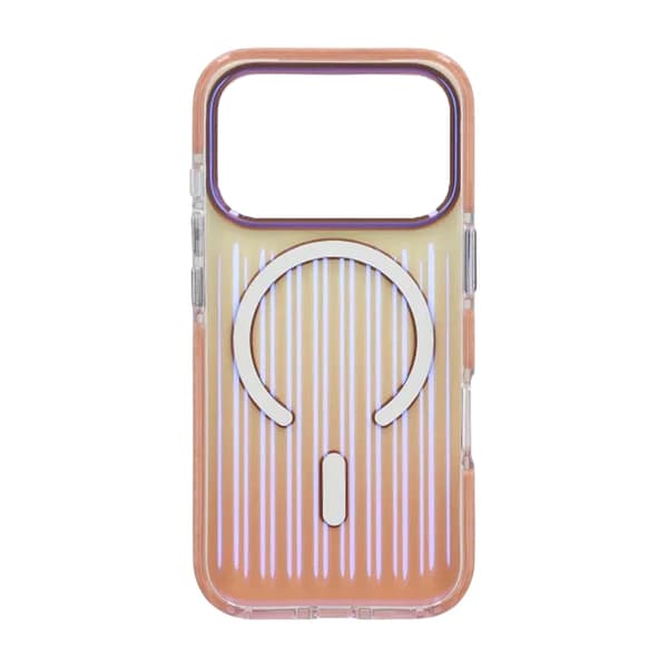 Mobilskal Korrugerad MagSafe för iPhone 17 Pro - Roséguld Roséguld