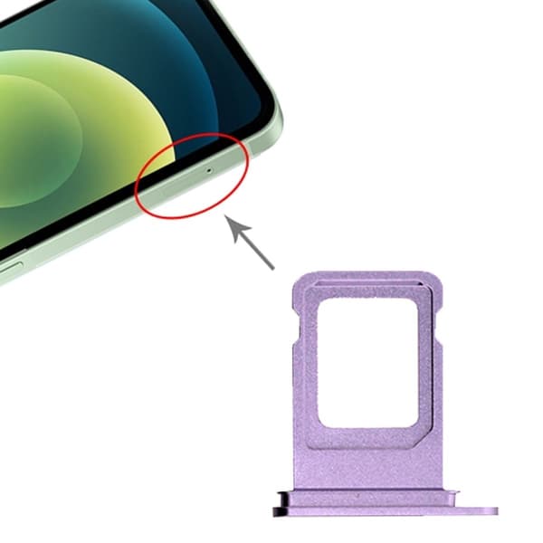 iPhone 12 Simkortshållare - Lila Lila
