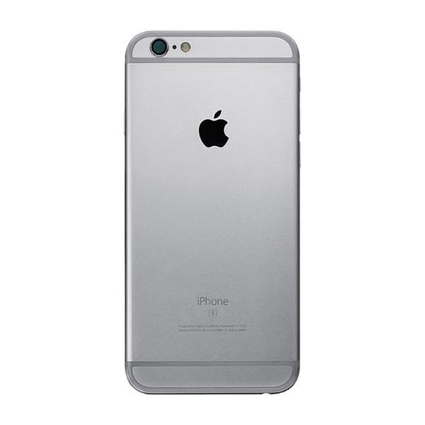 iPhone 6S Plus Baksida med Komplett Ram - Rymdgrå Rymdgrå