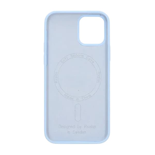 Rvelon Case Silicone MagSafe for iPhone 12 and 12 Pro - Light Blue Light blue