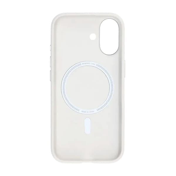 Mobilskal konstläder med Magsafe för iPhone 17 - Vit Vit