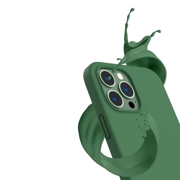 iPhone 14 Pro Max Silicone Case Rvelon - Green Grön