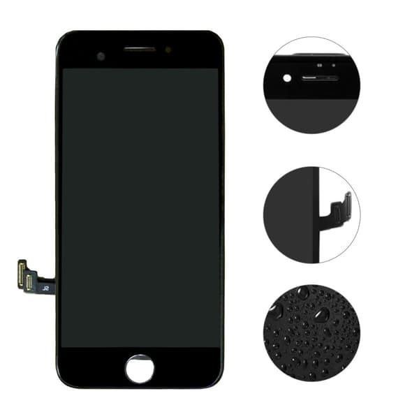 iPhone 7 SC Display AAA Premium - Svart Svart