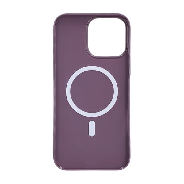 Glossy design Magnetic Case For iPhone 16 Pro Max Purplek Lila