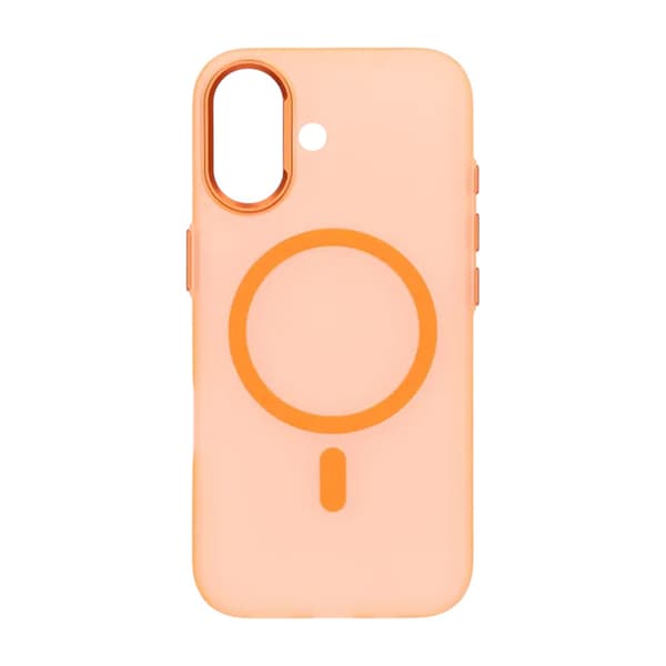 Mobile Case Shockproof with Camera Protection for iPhone 17 - Orange Orange