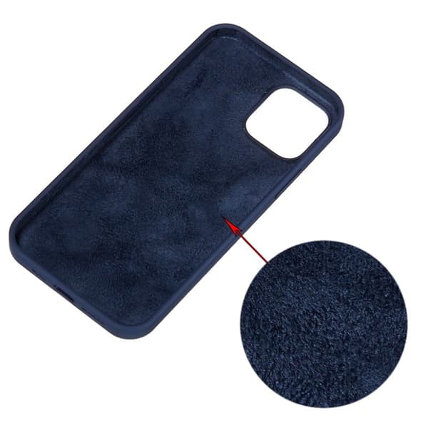 iPhone 15 Pro Silicone Case - Blue Blå