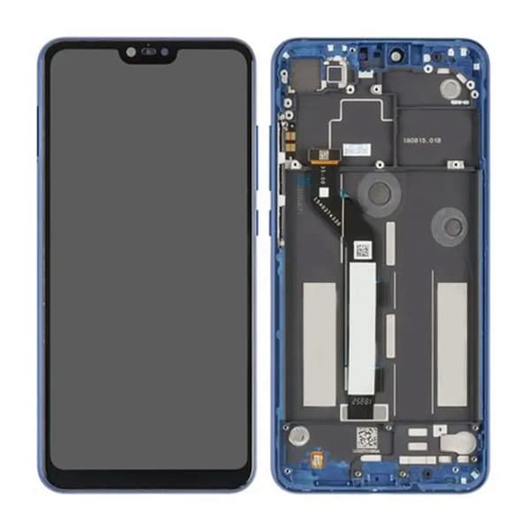 Xiaomi Mi 8 Lite Skärm med LCD Display - Blå Blå