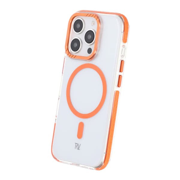 iPhone 16 Pro Rvelon Mobilskal Magnet Förstärkt - Orange Orange