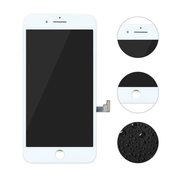 iPhone 8 Plus LCD Skärm Refurbished - Vit Vit
