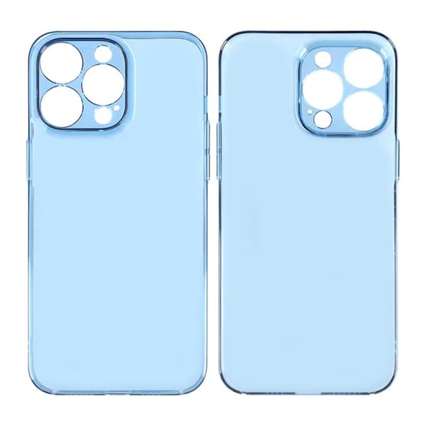Ultra-thin 0.7 four-pack UV Case iPhone 15 Pro Max Blue Blå