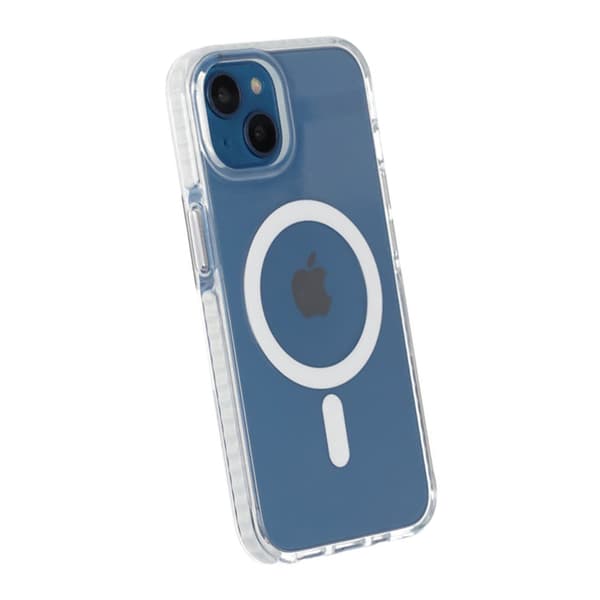 Transparent double-sided coated IMD magnetism case For iPhone 14/13 white Vit