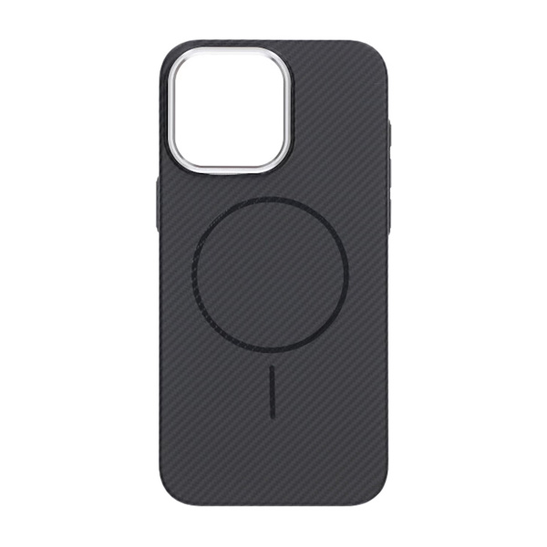 iPhone 15 Pro Max Carbon Case - Black Svart