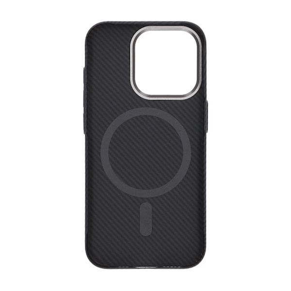iPhone 15 Pro Carbon Case - Black Svart