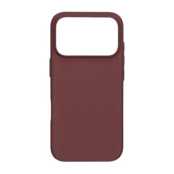 Corrugated Rock Sand Magnetic Case - iPhone 17 Pro Max Red Röd