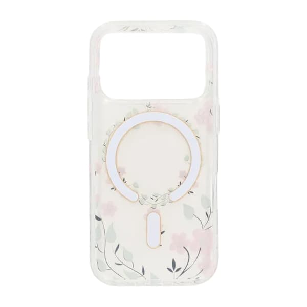 Blommigt Transparent Skal med MagSafe - iPhone 17 Pro Mönstrat