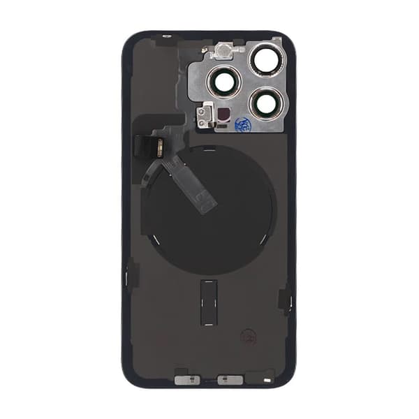 iPhone 15 Pro Max Baksida Glas Komplett OEM - Titanblå
